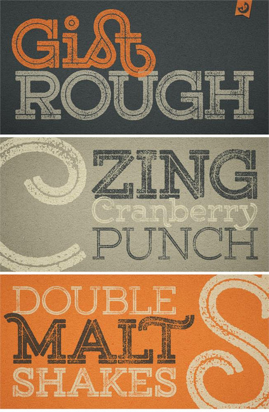 Free Gist Rough Upr Exbold Two Font