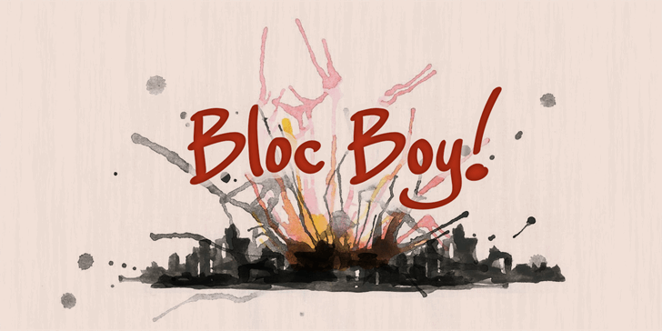 Free Bloc Boy Font