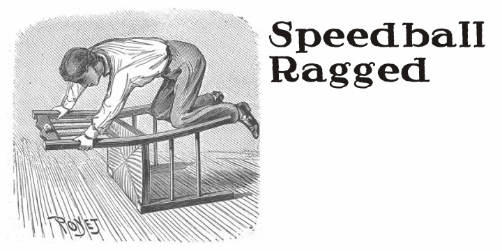 Free Speedball Ragged Font – CreativeBooster