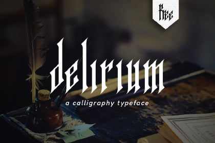 Free Delirium Handmade Typeface
