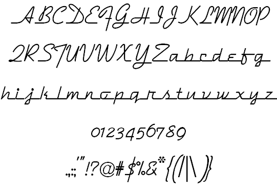 Free Dymaxion Script Font