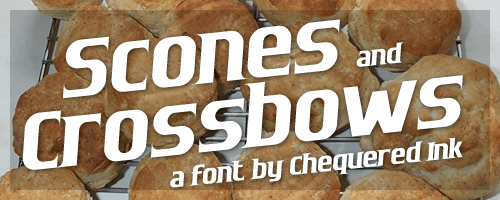 Free Scones and Crossbows Font