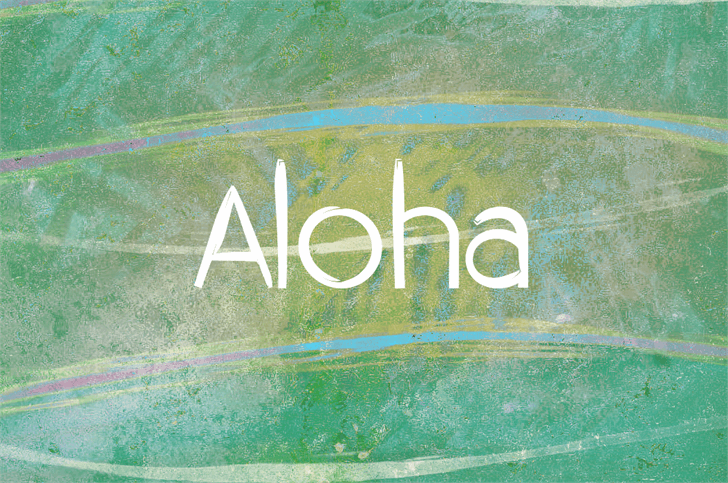 Free Aloha Font