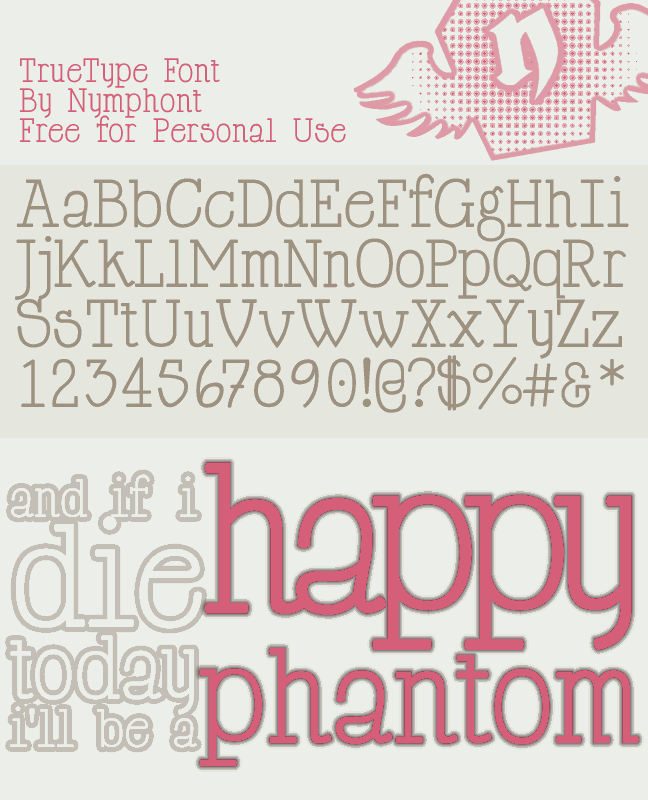 Free Happy Phantom Font