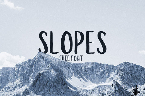 Free Slopes Display Typeface