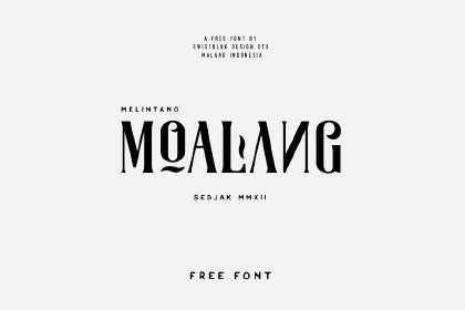 Free Moalang Font