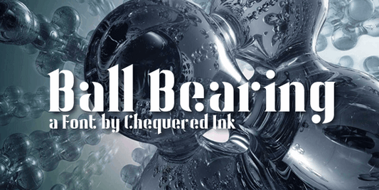 Free Ball Bearing Font