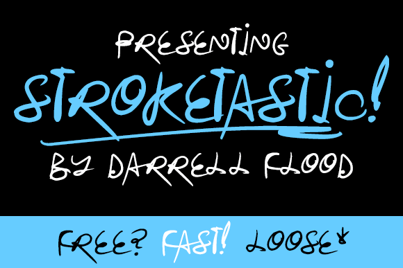 Free Stroketastic Font