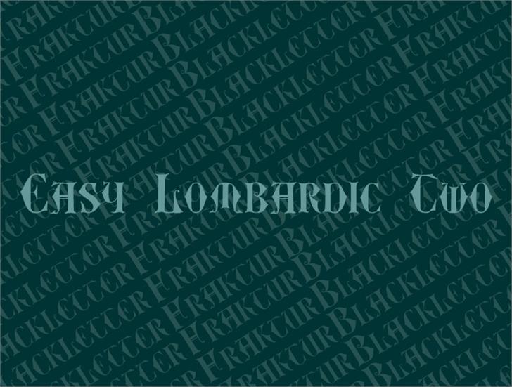 Free EasyLombardic Two Font