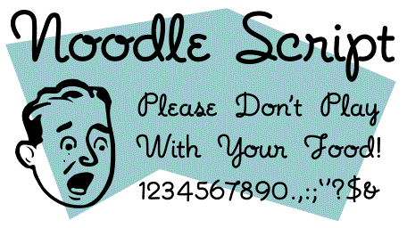 Free Noodle Script Font