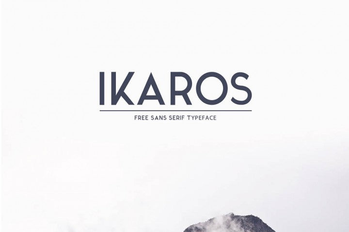 Free Font Ikaros Typeface