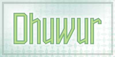 Free Dhuwur Font