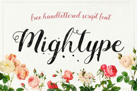 Free Font Mightype Script