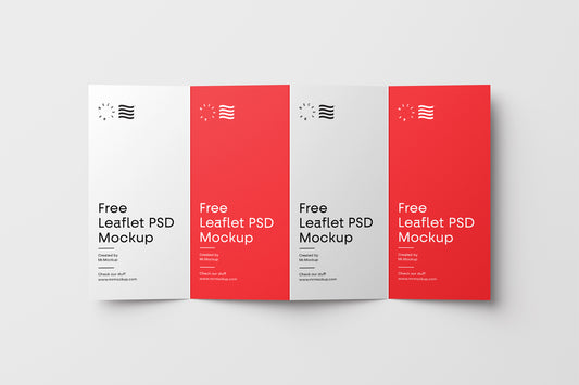 Free 4-Fold Brochure Mockup