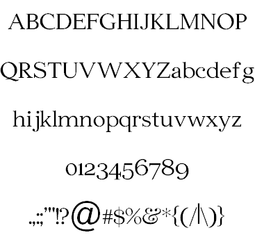 Free Edmundsbury Serif Font