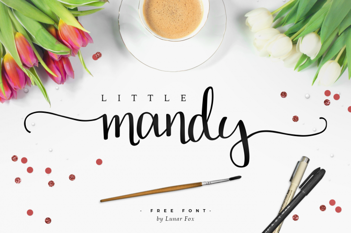 Free Font Little Mandy - Personal Use only