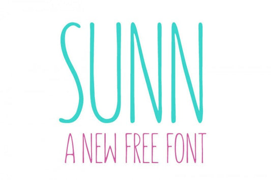 Free Font Sunn Typeface