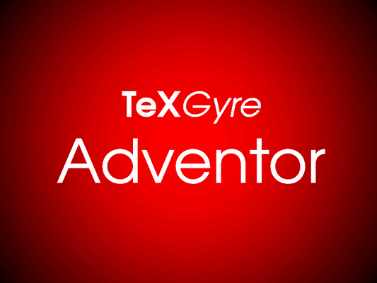 Free TeXGyreAdventor Font
