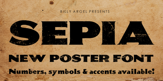 Free SEPIA Font