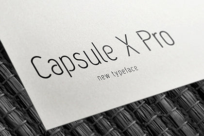 Free Capsule X Pro Font