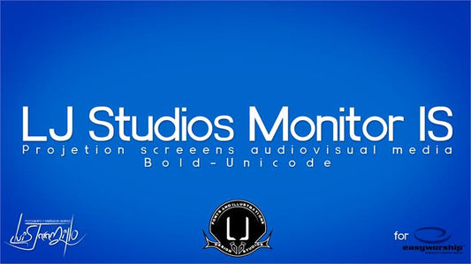 Free LJ Studios Monitor Large IS Font