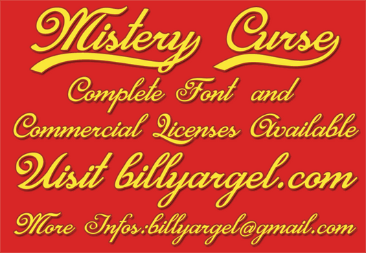 Free Mistery Curse Font