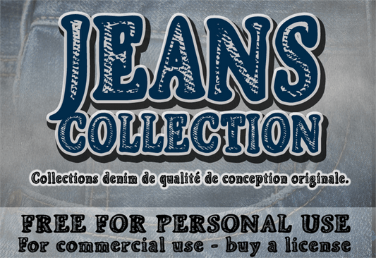 Free CF Jeans Collection Font