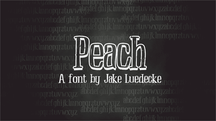 Free Peach Font