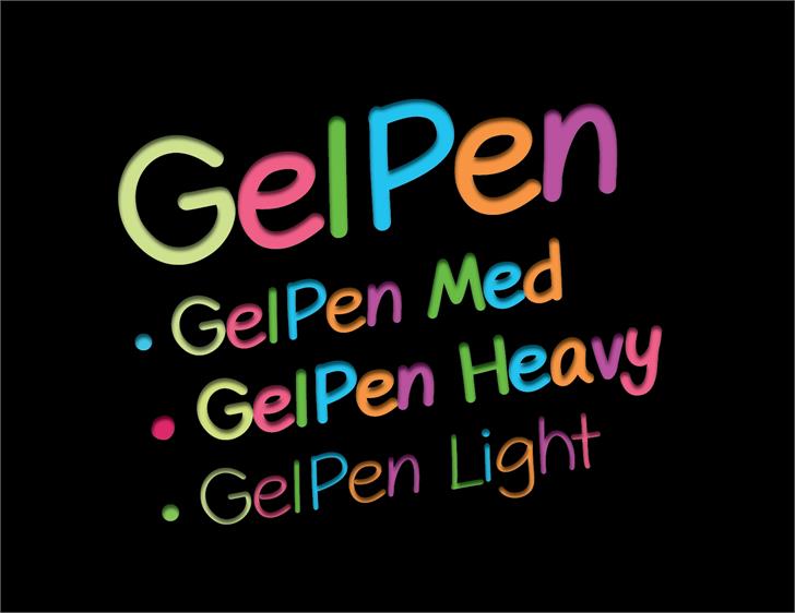 Free GelPen Font
