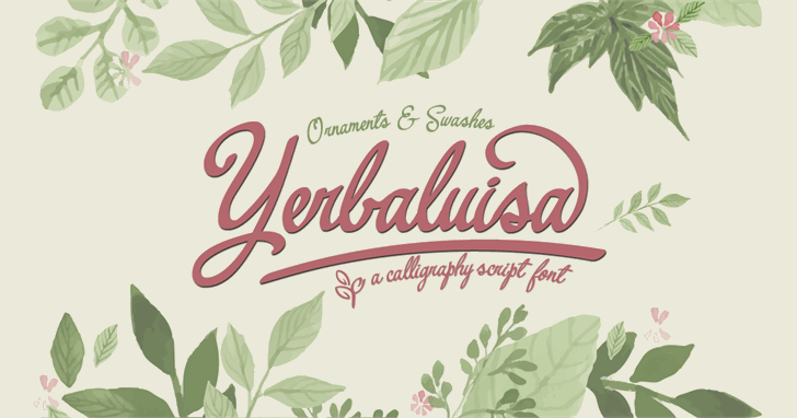 Free Yerbaluisa Font