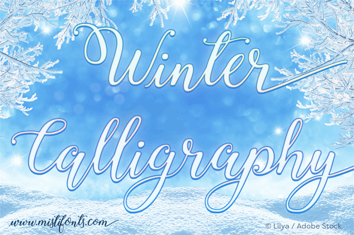 Free Winter Calligraphy Font