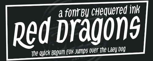 Free Red Dragons Font