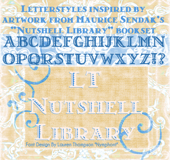 Free LT Nutshell Library Font