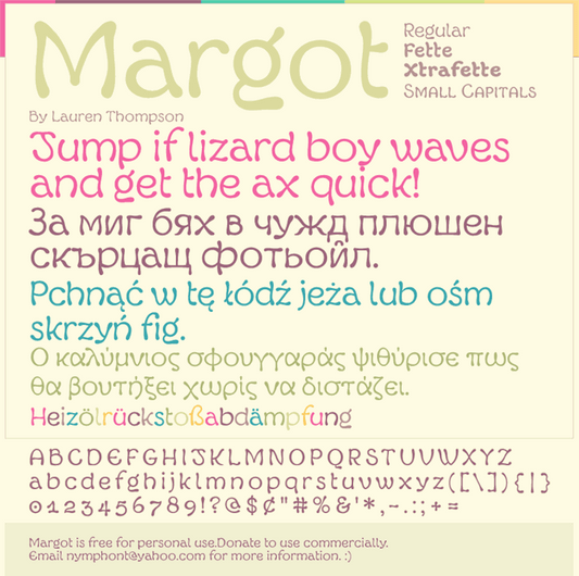 Free Margot Font