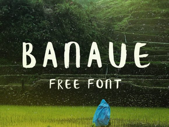Free Banaue handwritten brush font