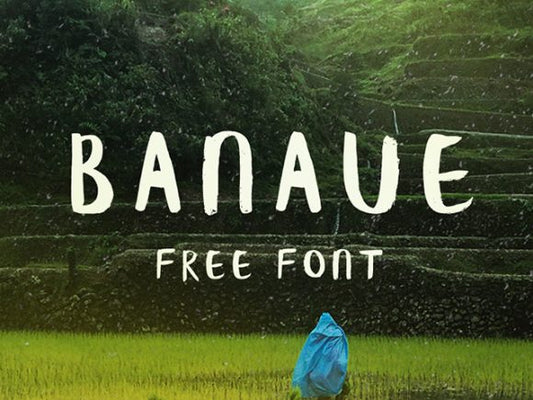 Free Banaue handwritten brush font
