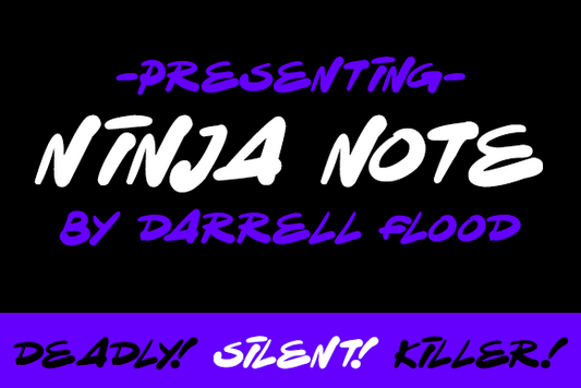 Free Ninja Note Font