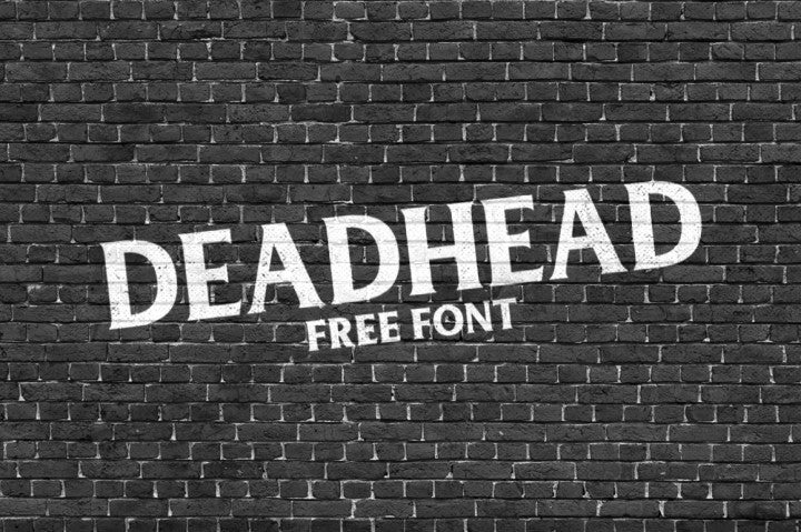 Free Deadhead Font