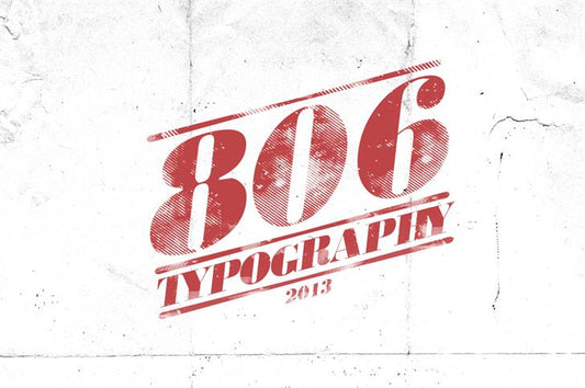 Free 806 Typography Font