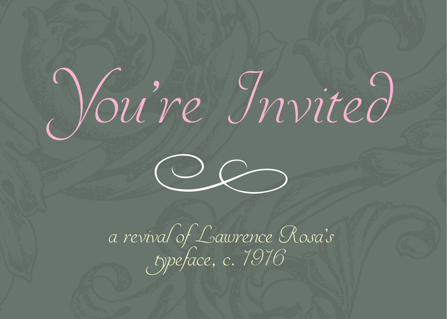 Free YoureInvited Font