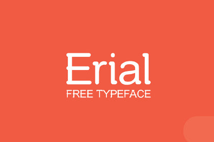 Free Erial Typeface