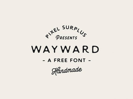 Free Wayward Sans A handmade font