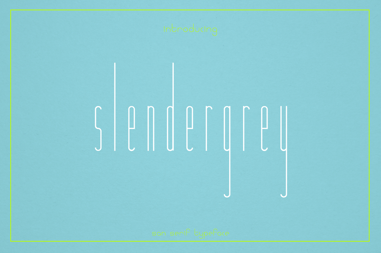 Free Slendergrey Font
