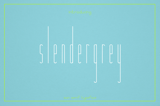 Free Slendergrey Font