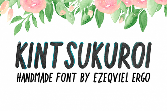Free Font Kintsukuroi Typeface