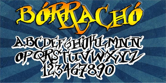 Free Borracho Font