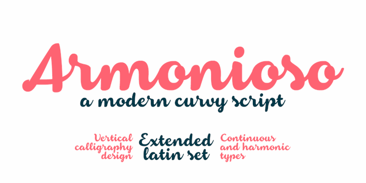 Free Armonioso Font
