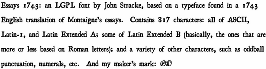 Free Essays 1743 Font