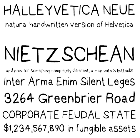 Free Halleyvetica Neue NBP Font