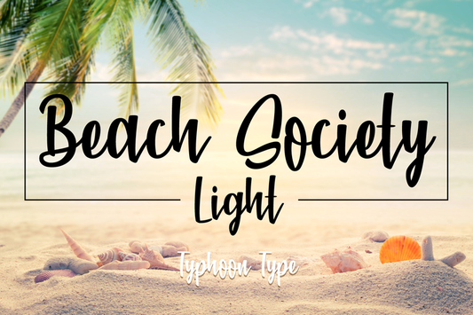 Free Beach Society Light Font